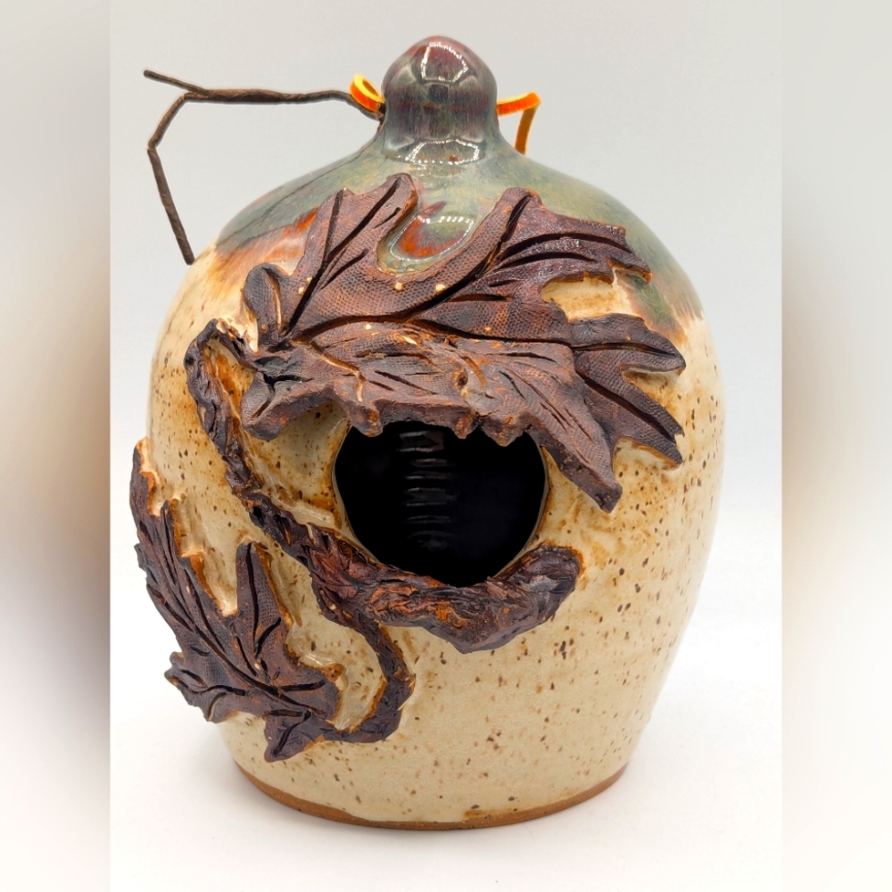 Vintage Lovin Hill Seagrove Pottery Birdhouse